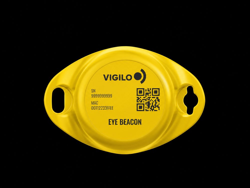 Beacon BLE Vigilo amarelo